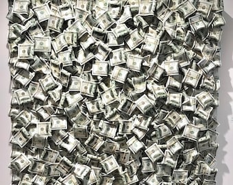 Dollars 3D Art Object: Money Painting