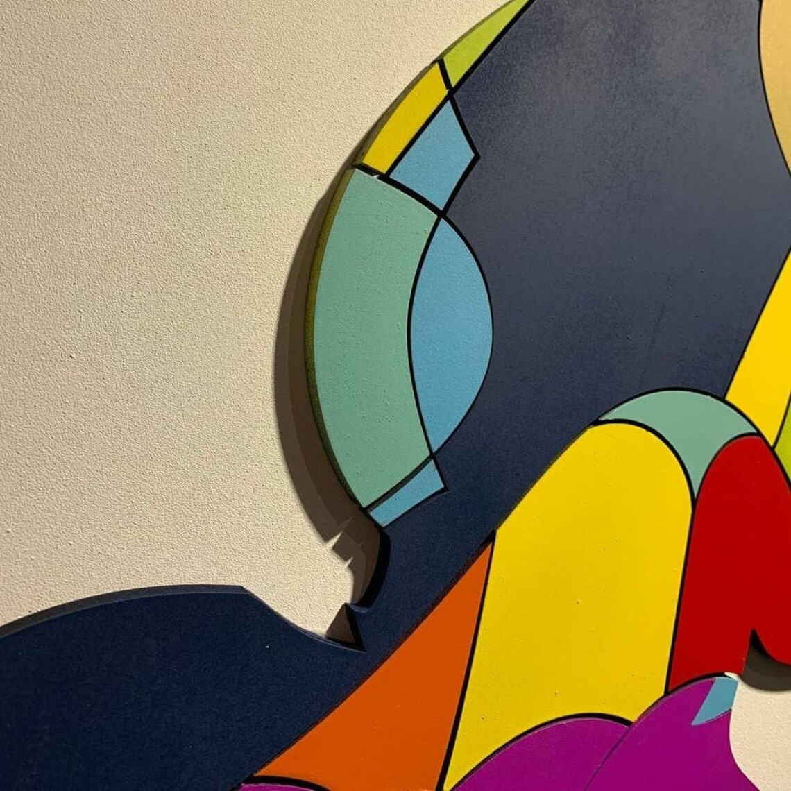 Imagen de madera 3D Kaws No One's Home Pop Art Wall Etsy