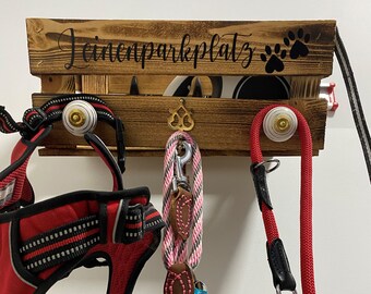 Leinenparkplatz, Hund, Personalisierbar, Leinenhalter, Leine, Hundegarderobe, Hundeliebhaber, Pferd