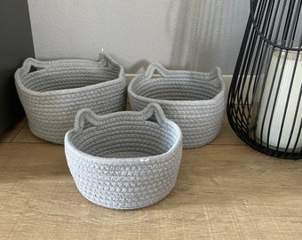 Personalized storage basket dog cat, toy, cat toy, cat decoration