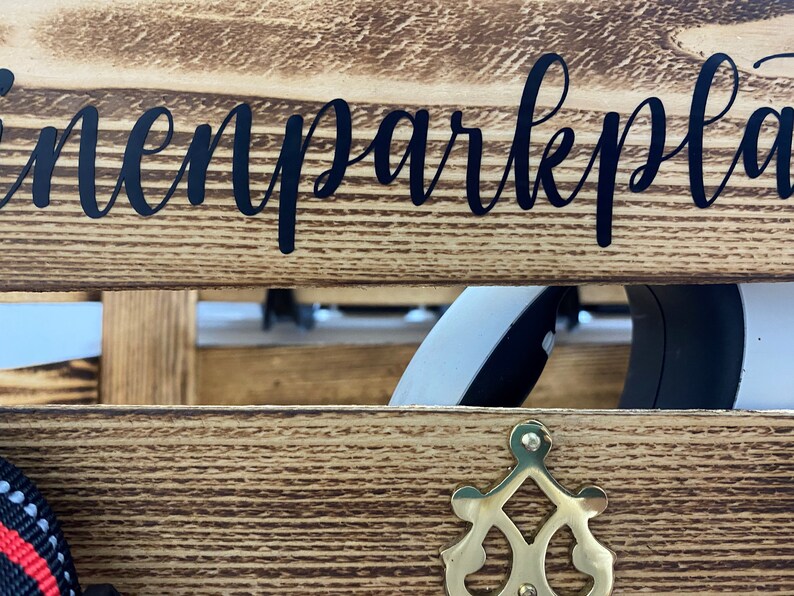 Leinenparkplatz Hund Personalisierbar Leinenhalter Leine Etsy