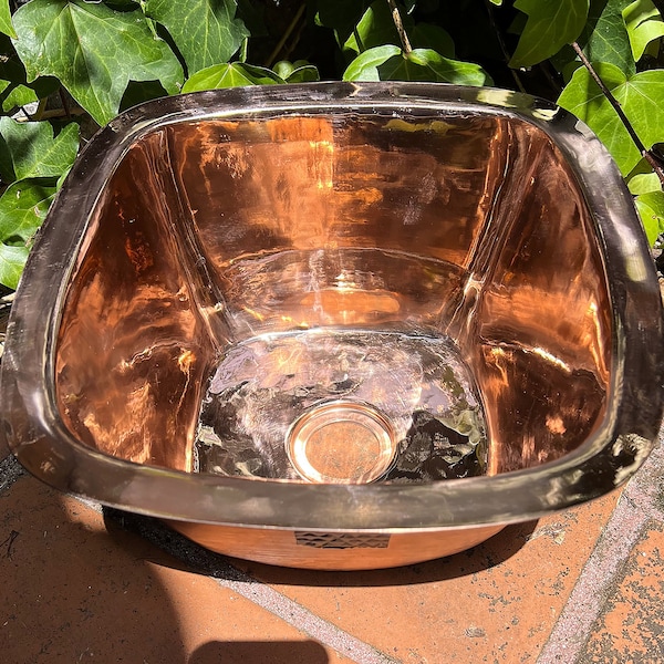 Copper Bar Sink Etsy
