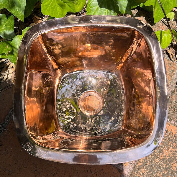 Copper Bar Sink Etsy