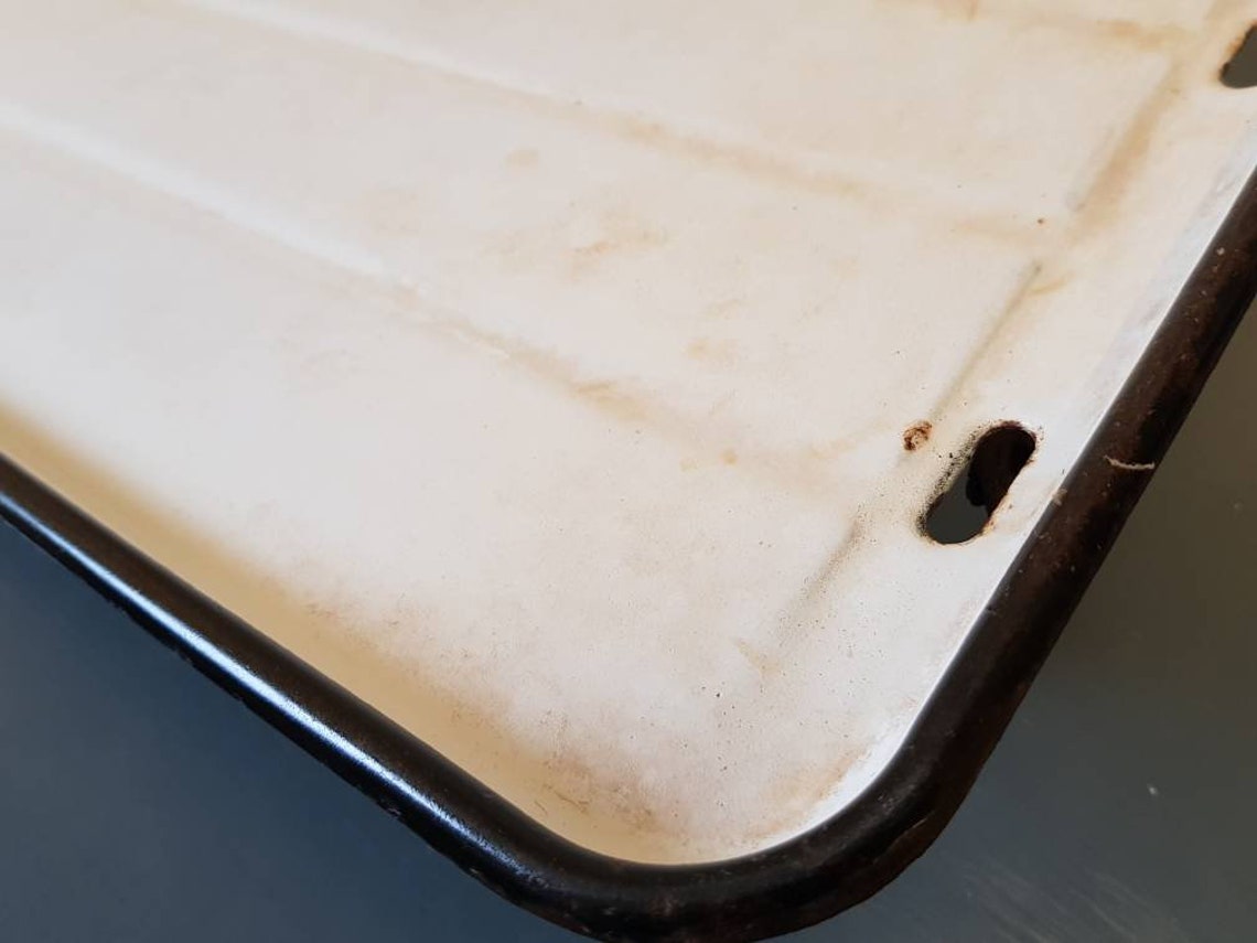 Vintage Enamel Draining Board for Belfast Sink Etsy