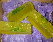 Natural lemongrass and Aloe handmade soap