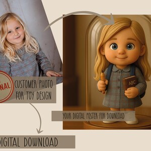 Mini-Me als Download – Deine personalisierte 3D-Miniatur Cartoon-Figur in Glaskuppel-Optik eingeschlossen in einer Glaskuppel Geschenkidee
