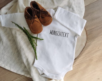 BABYBODY PERSONALISIERT mit persönlichem Text, Name, Spruch, Geschenk für werdende Eltern, Babypartys