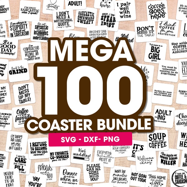 Coaster Svg Png - Etsy
