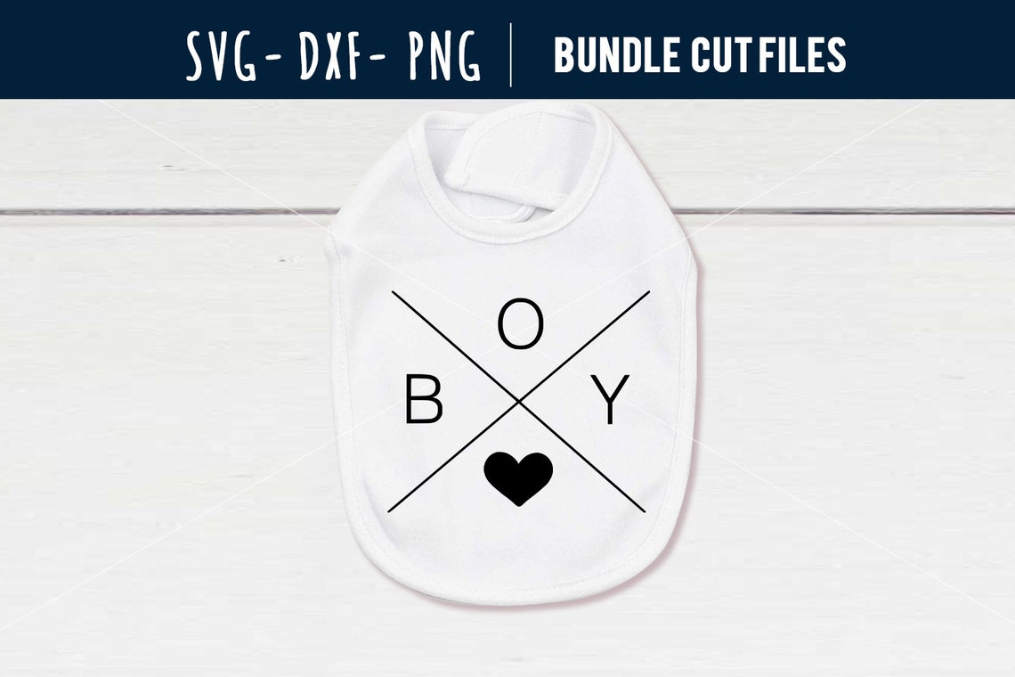 Download Boy bib bundle svg Baby boy bundle svg png dxf newborn | Etsy