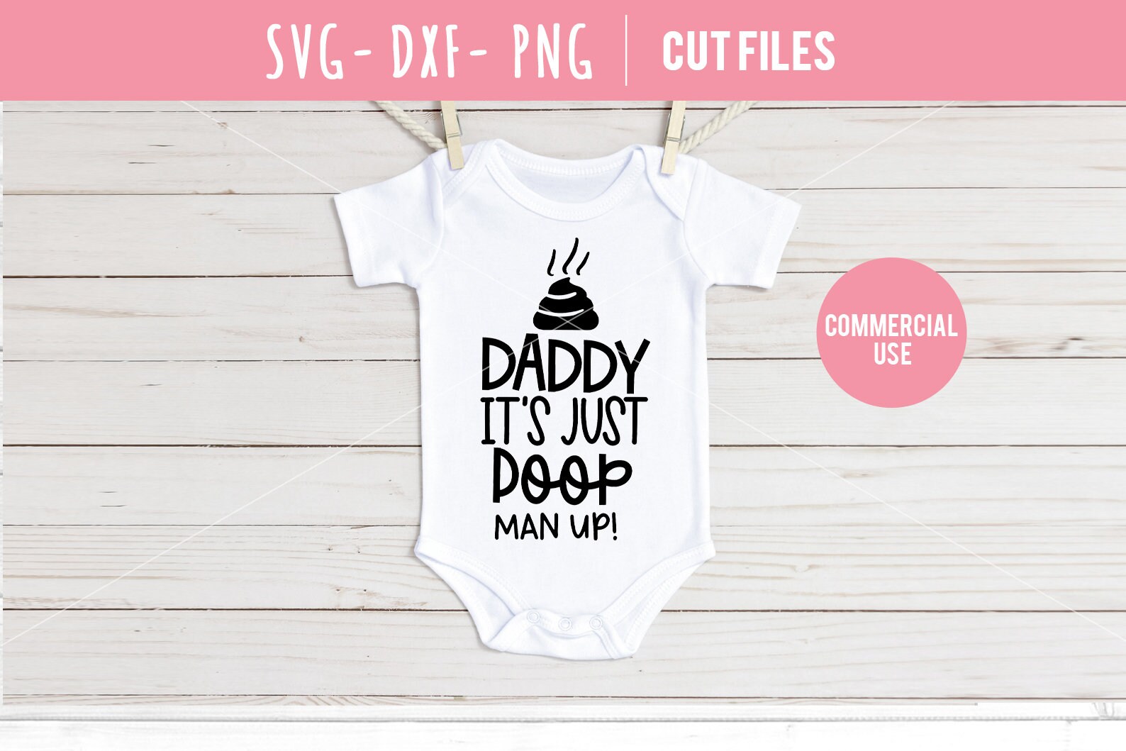 Baby boy bib svg Daddy its just poop svg new dad svg diaper | Etsy