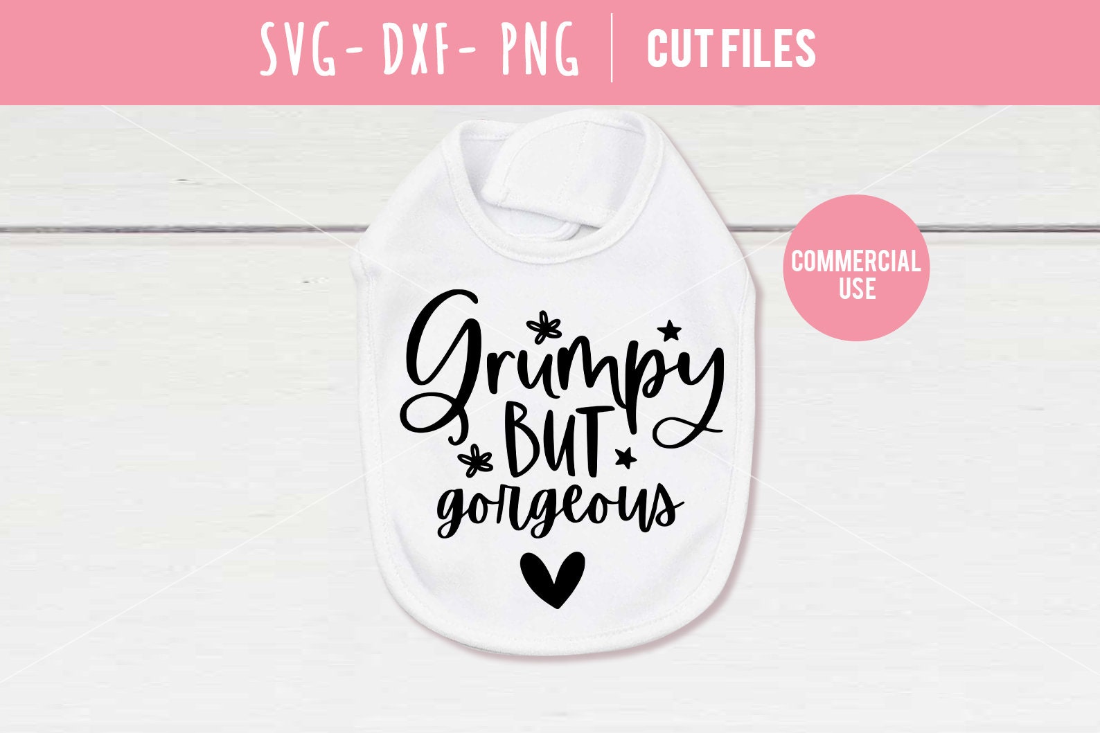 Download Grumpy but gorgeous svg dxf png funny baby bib svg funny ...