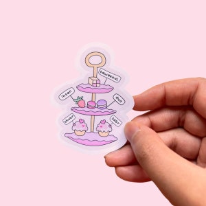 Afternoon Tea Sticker | Islamic Sticker | Sabr Sticker | Shukr Sticker | Tea Sticker | Waterproof Sticker | Islamic Prints | Islamic Gifts
