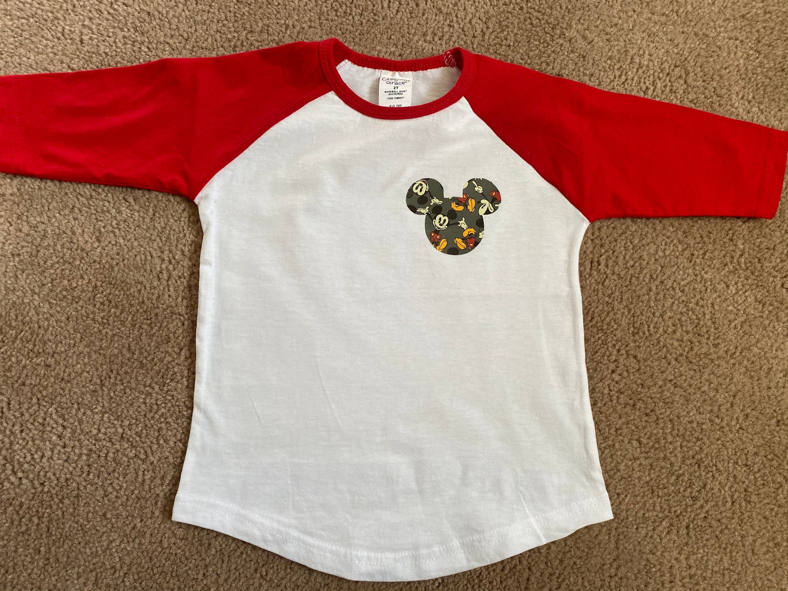 Personalized Kids Baseball Style Shirts Etsy