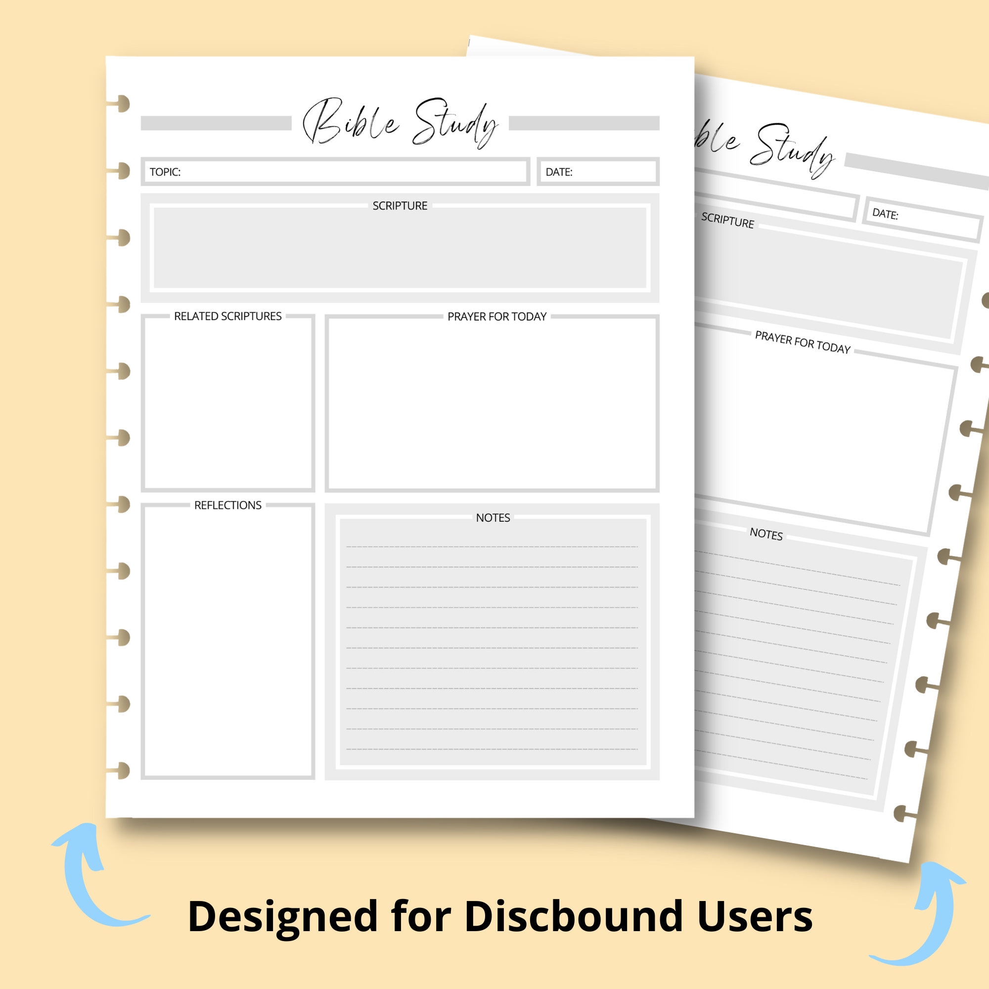 Prayer Journal Printable Inserts for Happy Planner Users | Prayer Journal Inserts for Bible ...