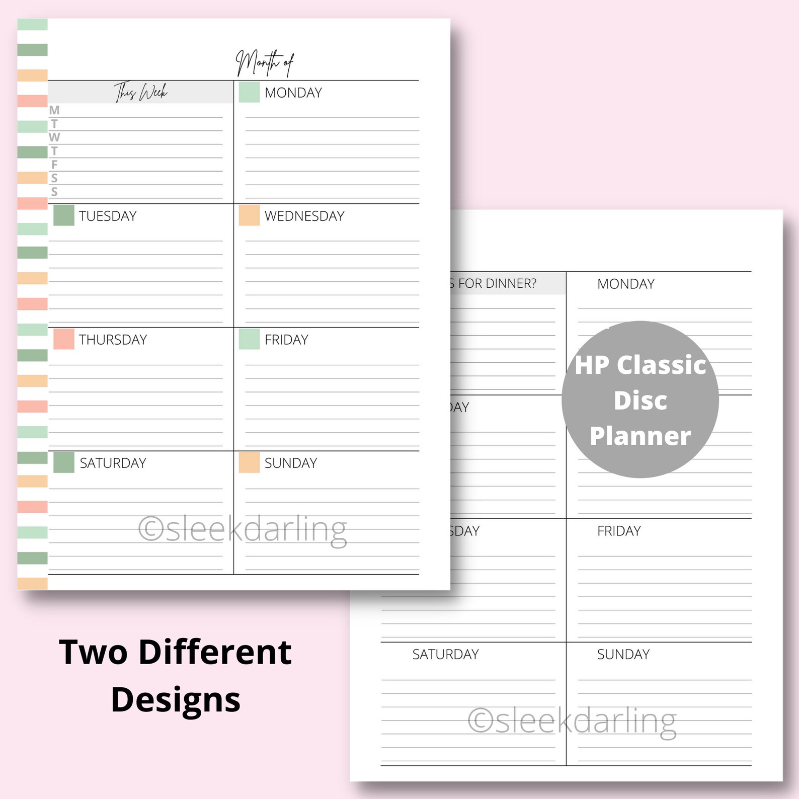 Dashboard Layout Classic Happy Planner Printable HP Etsy
