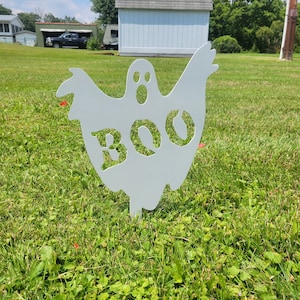 Halloween Ghost Yard Stake DXF, Ghost DXF, Halloween DXF