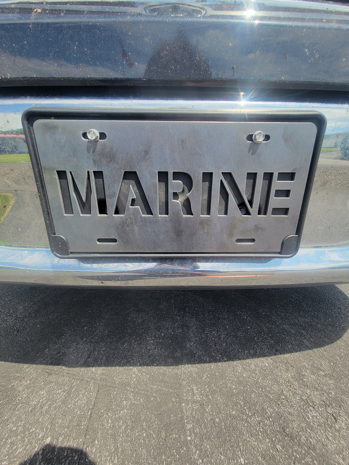 Military Front License Plate DXF Plasma CNC Air Force Army Marines Navy