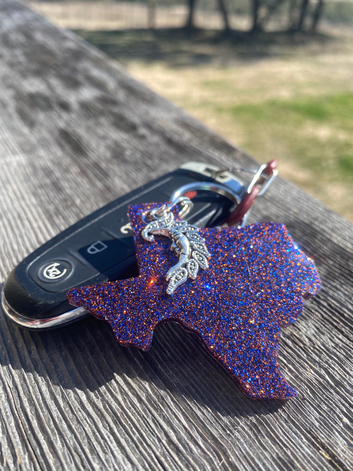 Texas KeyChain Keychain Accessory Charms Personalized | Etsy