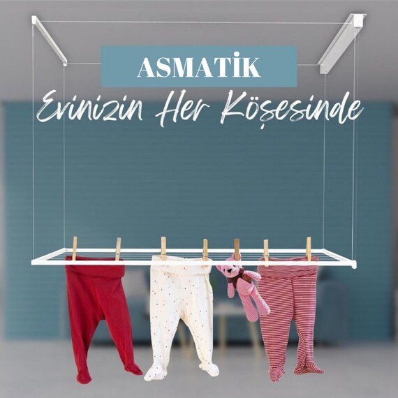 Decke montiert WäscheTrockner hängende Wäsche Trockner Rack | Etsy