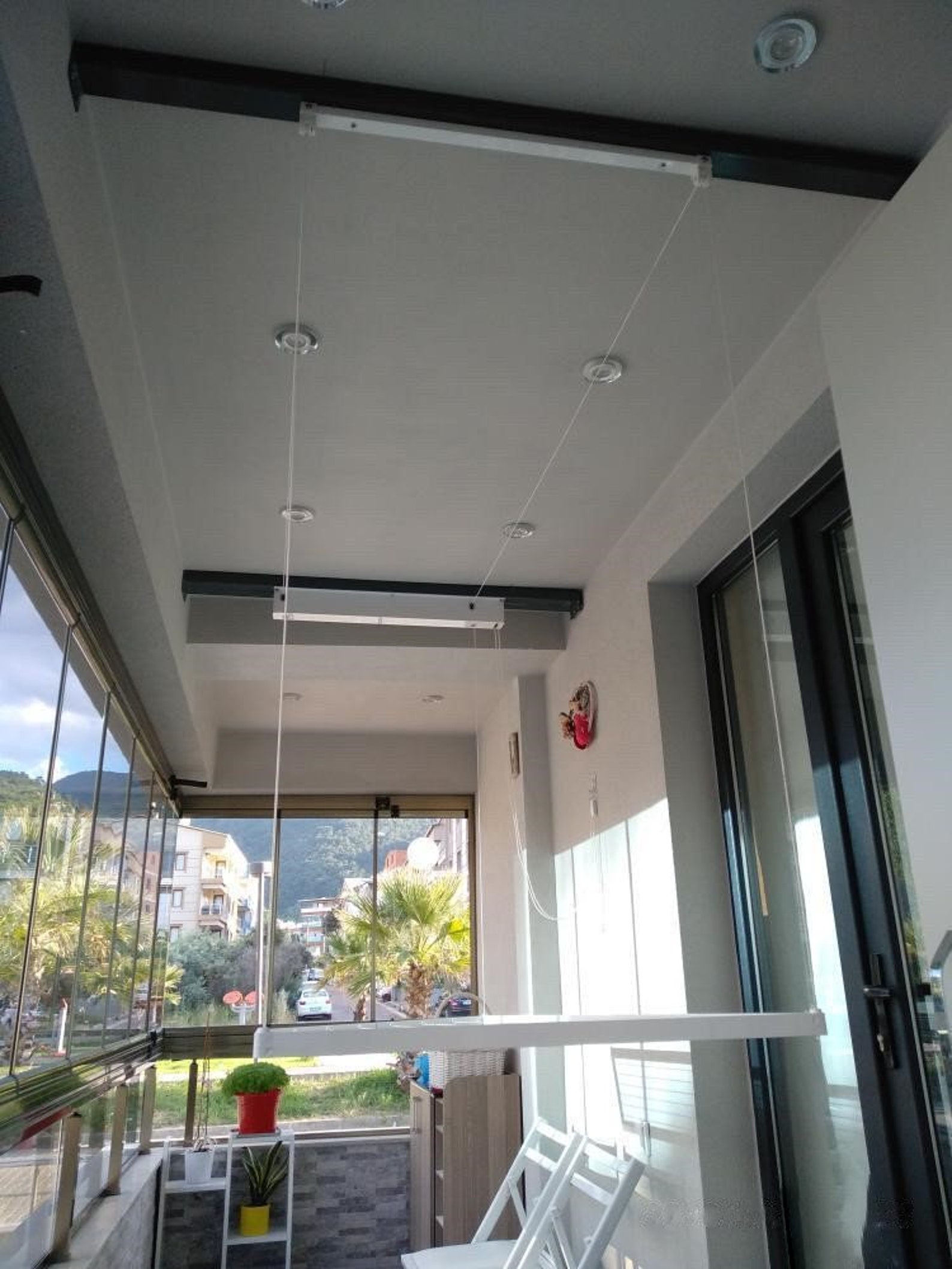 Decke montiert WäscheTrockner hängende Wäsche Trockner Rack | Etsy