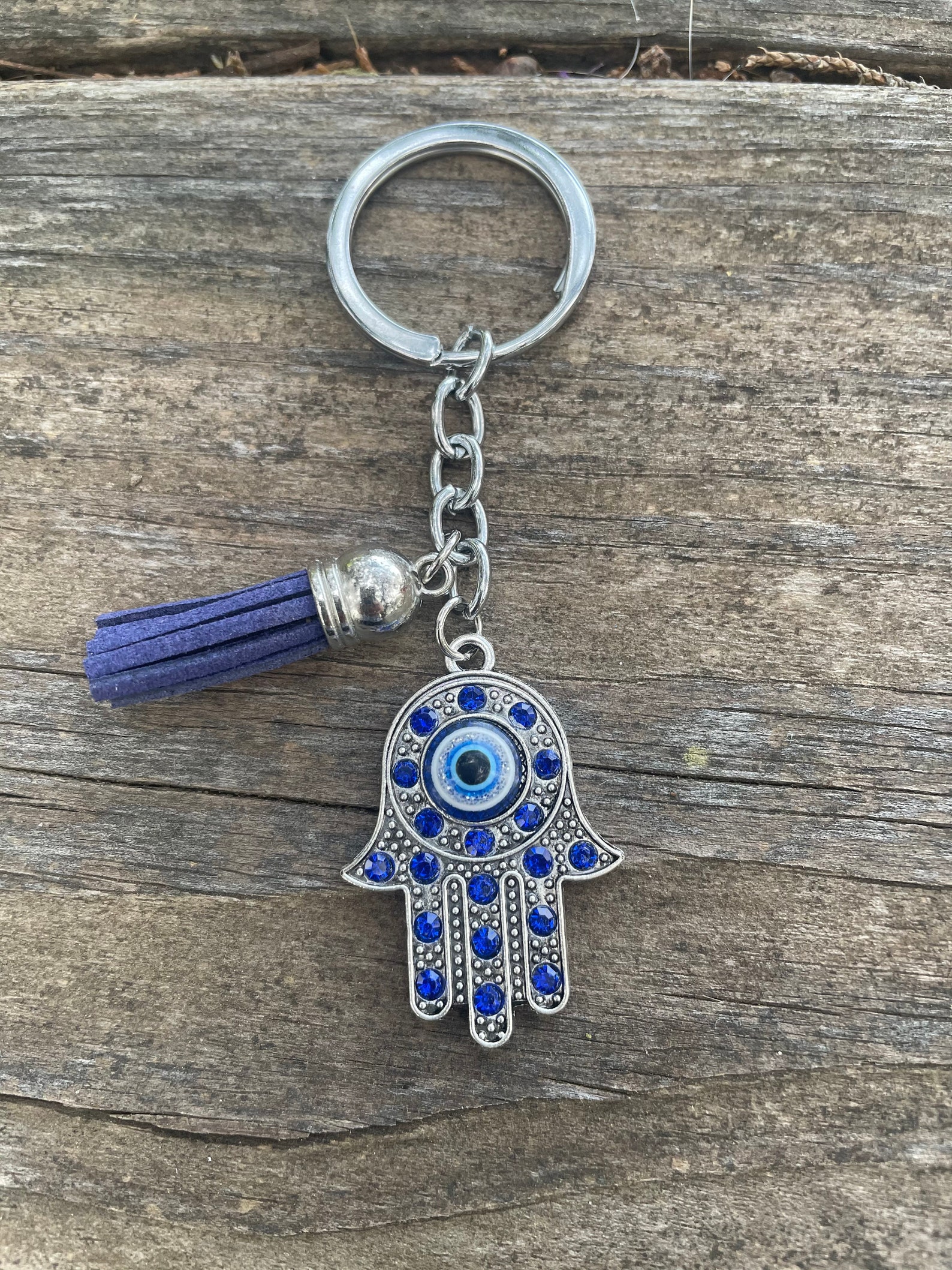 Evil Eye Keychain Etsy