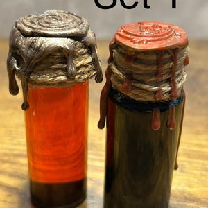 Mini Potion Bottle Sets, Color Changing Potion Bottles, Fantasy Potion Set, Fantasy Potion Bottles, Mini Potion Bottles, Color shift potion