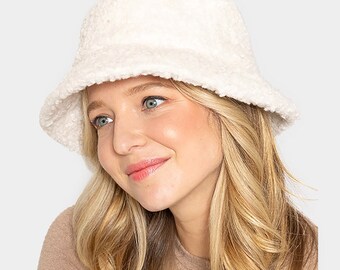 Sherpa Bucket Hat - Etsy