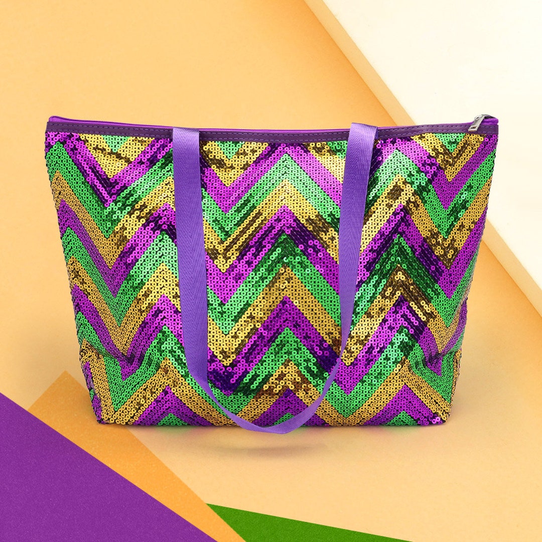 mardi gras handbag