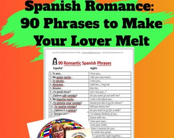 90 Spanish Romantic Phrases