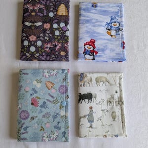 Woodland Animals Fabric Thread Keeper: Cross Stitch Embroidery Project Pal
