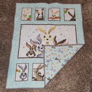 Rabbit Baby Quilt
