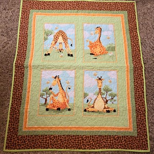 Giraffe Baby Quilt