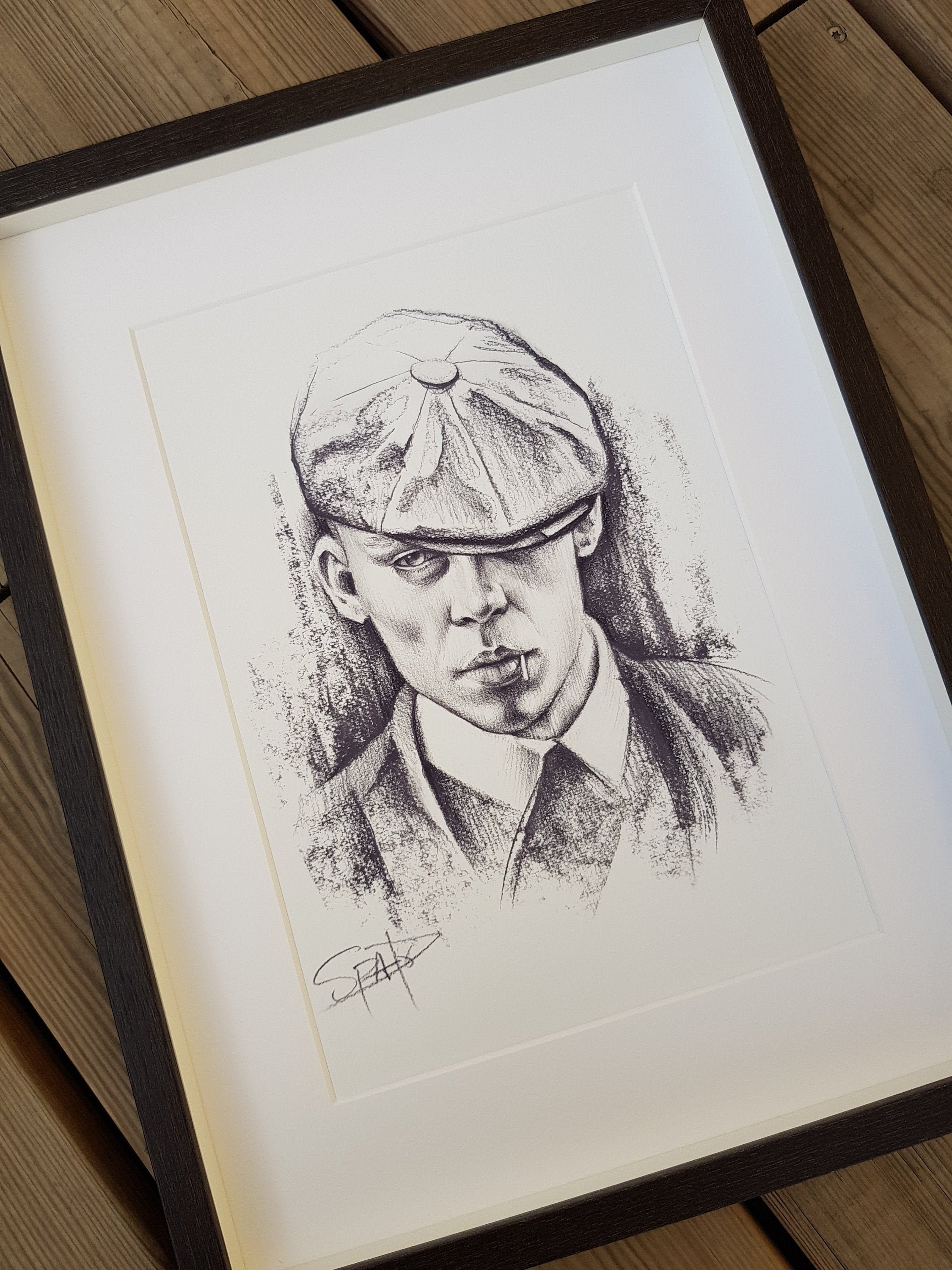 Imprimir Retrato Peaky Blinders A4 Papel francés de alta gama 310 g/m2 ...