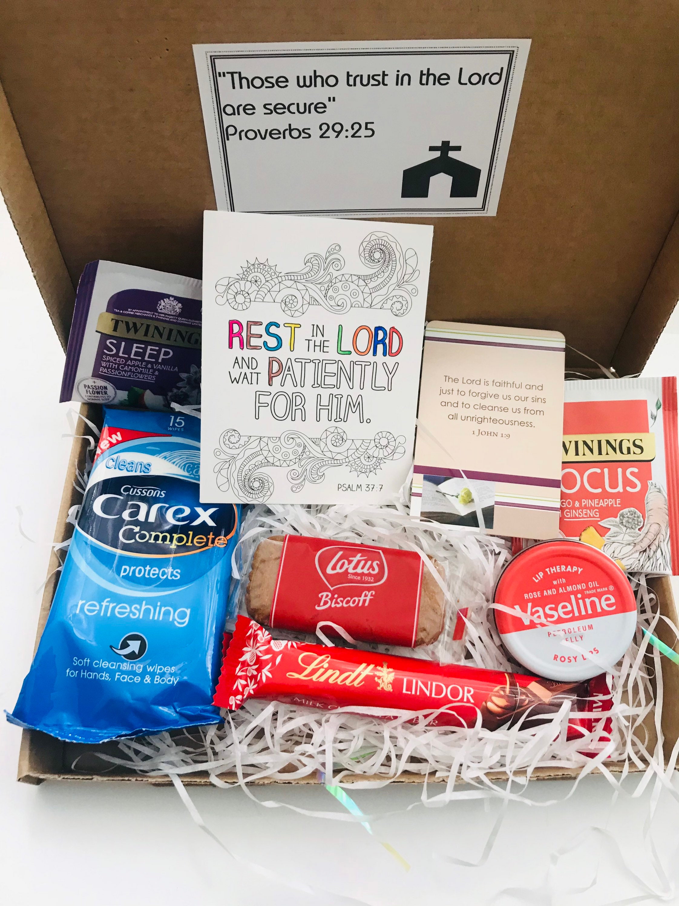 Christian Gift Box, Encouragement Gift, Christian Positivity Gift