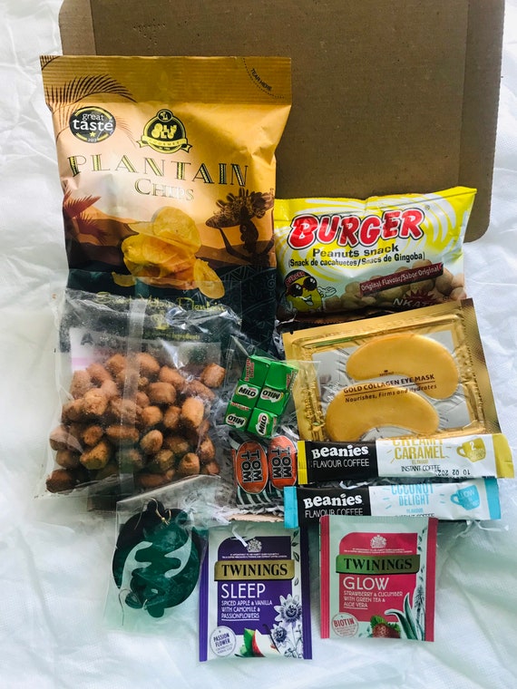Ghanaian Snacks Ghanaian Gift Box Nigerian Care Package Etsy