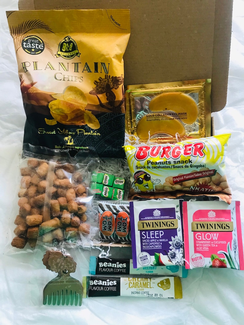 Ghanaian Snacks, Ghanaian Gift Box, African Treats, Nigerian Care