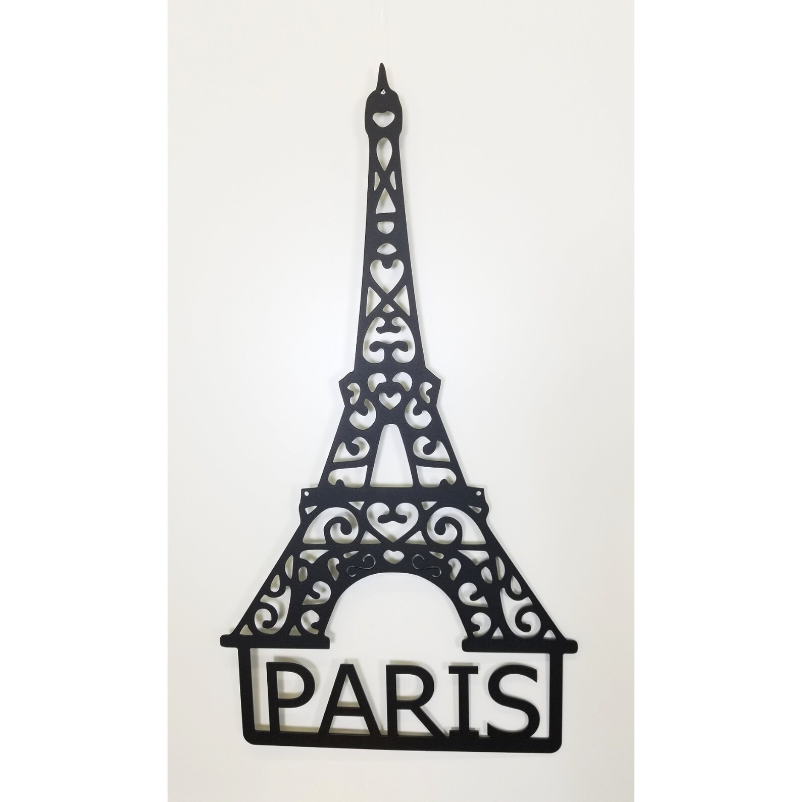 Paris Eiffel Tower Metal Wall Decor Paris Metal Wall Art Etsy