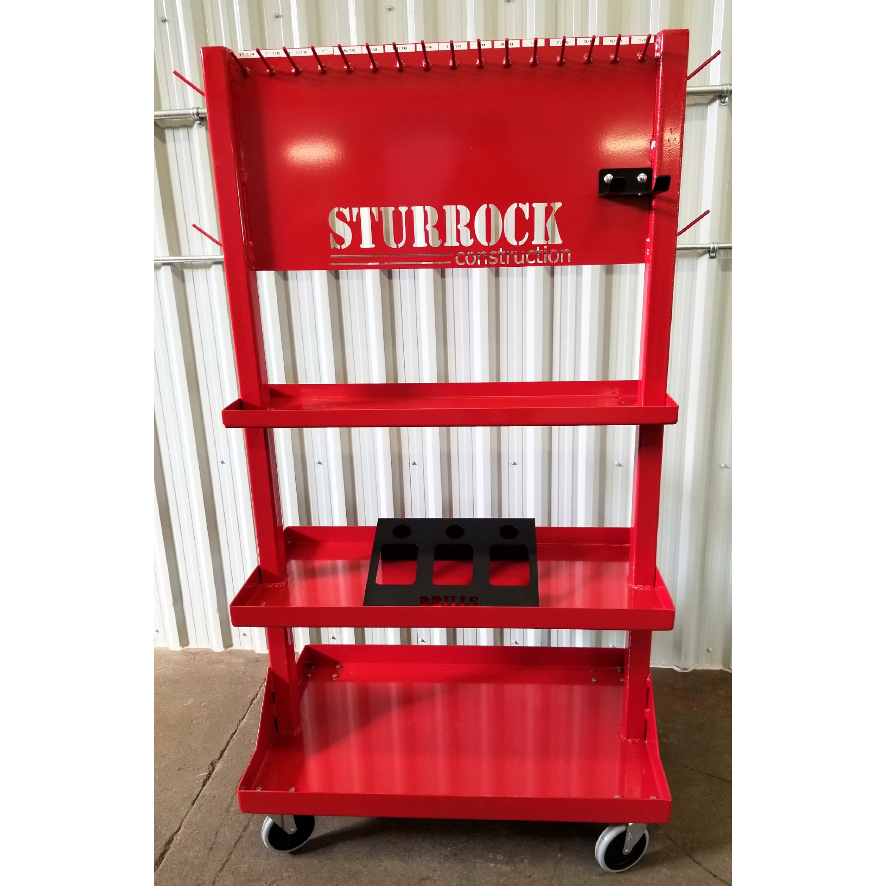 Tool Caddy On Wheels Metal Tool Organizer Cart Cordless Etsy