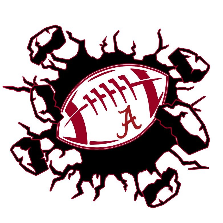 Alabama Crimson Tide SVG Alabama Crimson Tide Bundle NCAA Etsy