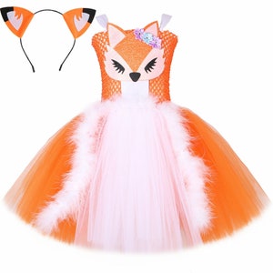 Costume da gatto di Halloween vestito da bambina per bambini cravatta coda  copricapo vestito carnevale Purim