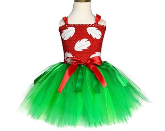 Girls Hawaiian Tutu Dress - Hawaii Te Fiti Costume - Birthday Party Dresses - Kids Headband - Halloween Costume - Toddler Photo Prop