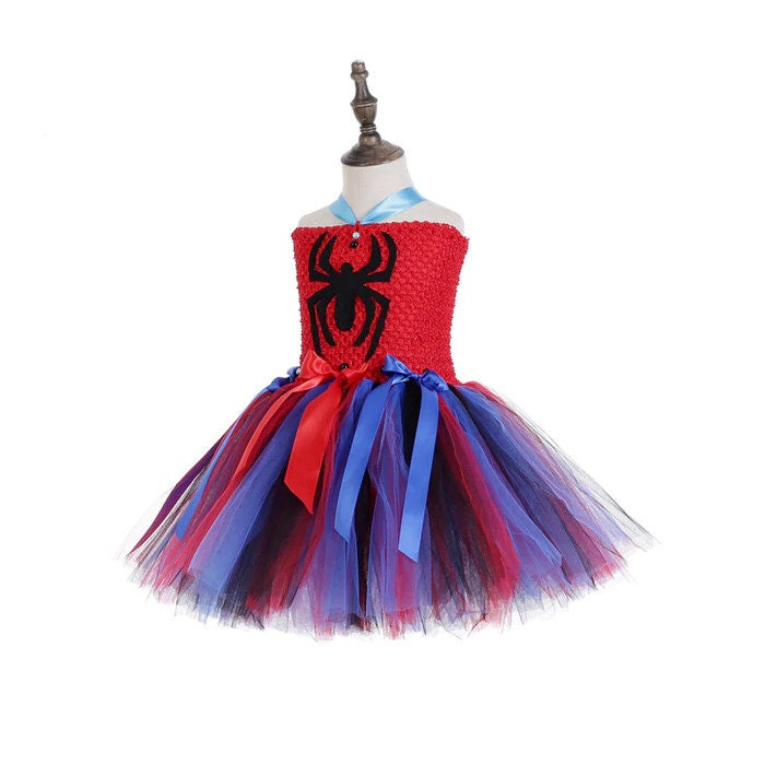 Costume Disney Marvel Spider-Girl, femmes, combinaison gantée bleu