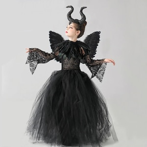 Halloween Film Bella Addormentata Strega Malefica Costume Per Donne Adulte  Donne Evil Witch Dress Horn Cappello Abiti