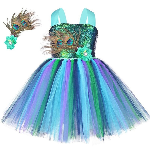 Peacock Tutu Dress - Etsy