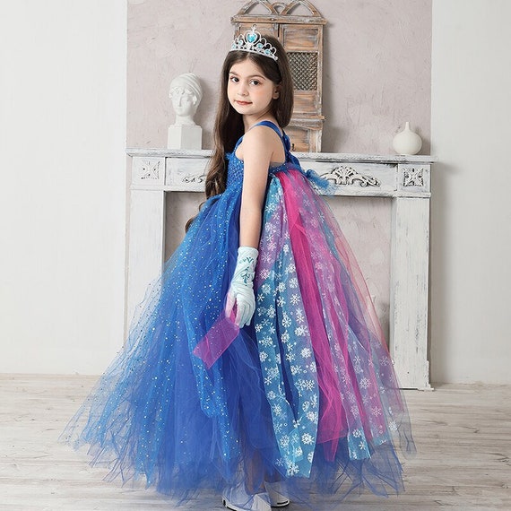 Déguisement Princesse des Glaces Fille - Taille au Choix - Jour de Fête -  Boutique Jour de fête