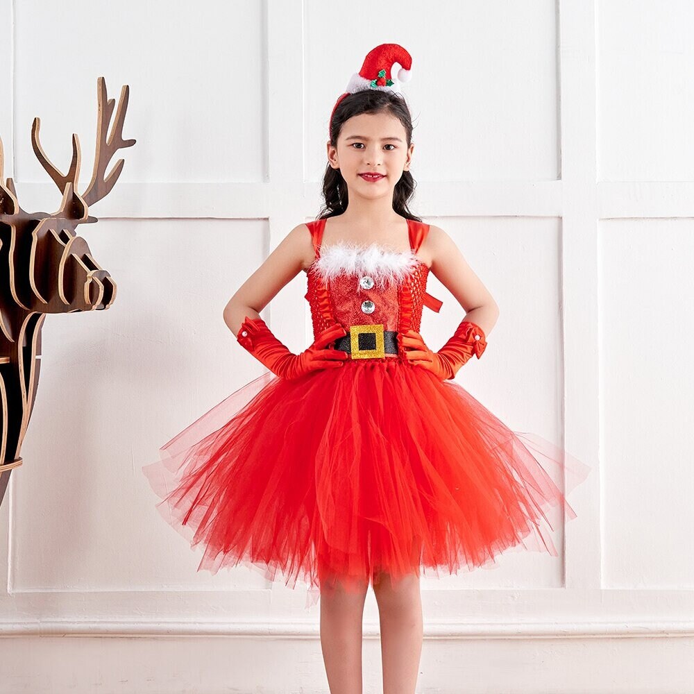 Red christmas best sale tutu