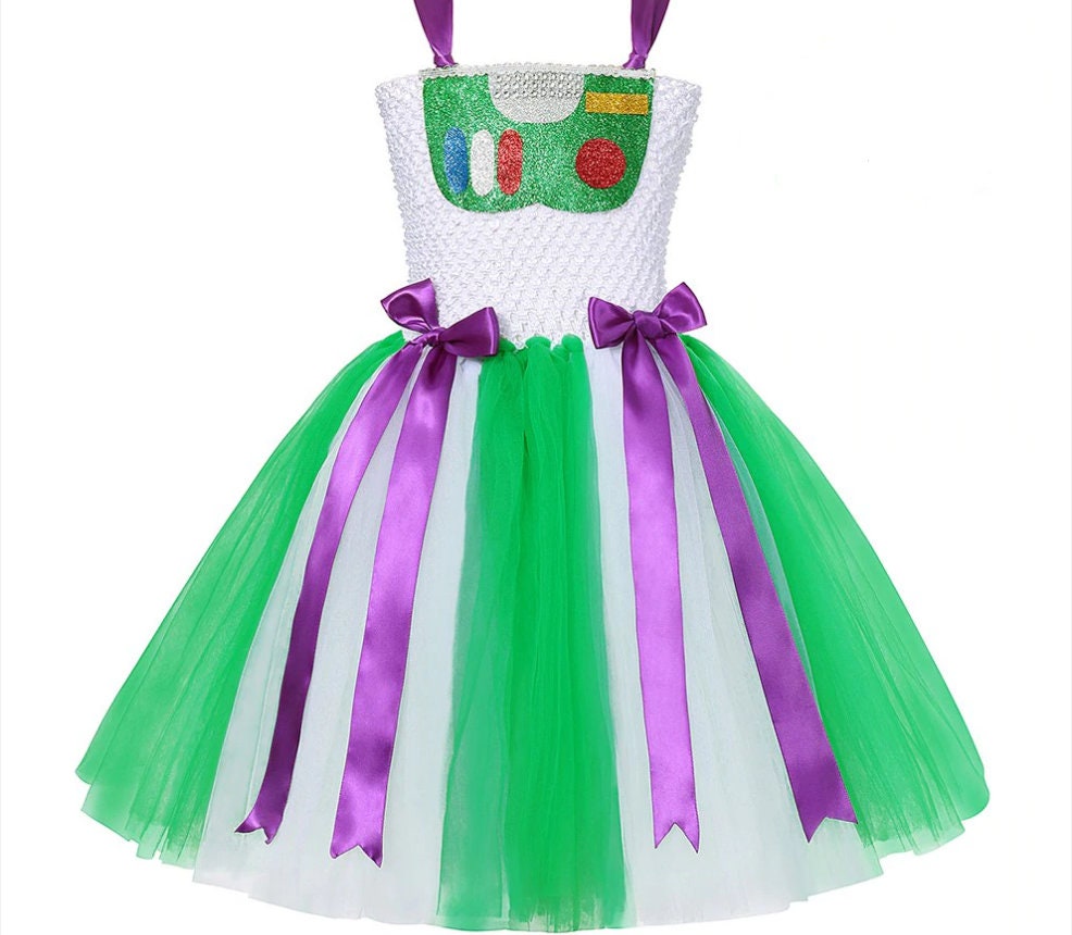 Girls Buzz Lightyear Tutu Dress Buzz Costume Toy Story Etsy