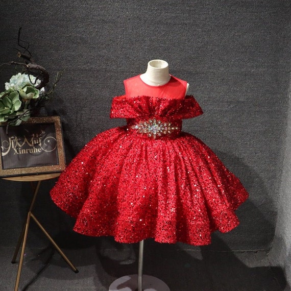 Katherine Red Dress – Gala Kids Store