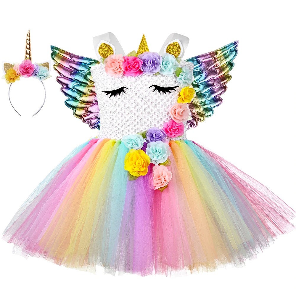 Niña unicornio vestido - Etsy España Niña unicornio vestido - Etsy España