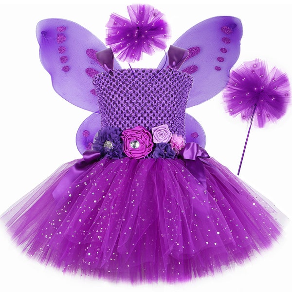 Butterfly Costume Party Fairy Halloween Costume Festival Outfit Sequin Bodysuit Jumpsuit